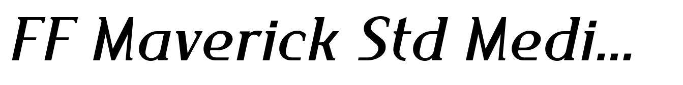 FF Maverick Std Medium Italic
